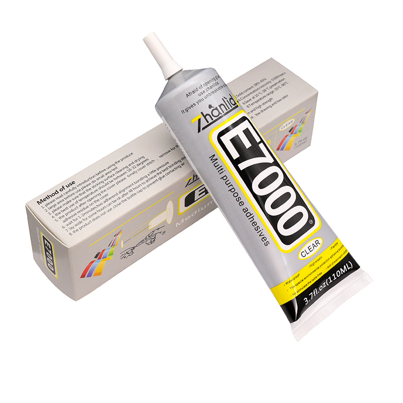 Contact Cement Glue - لاصق E7000 شفاف متعدد الاستخدامات للأقمشة