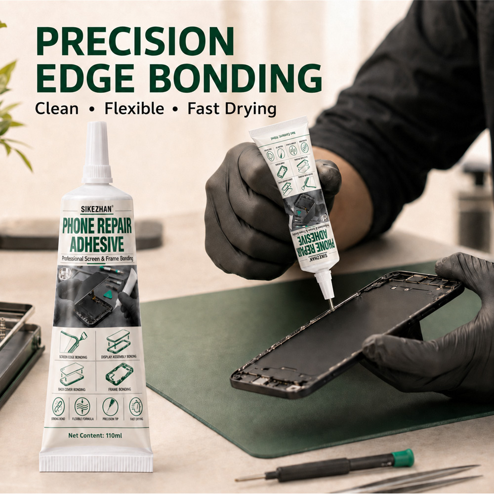 غراء إصلاح الهواتف، لاصق شفاف  - مراجعة Contact Cement Glue وسعره