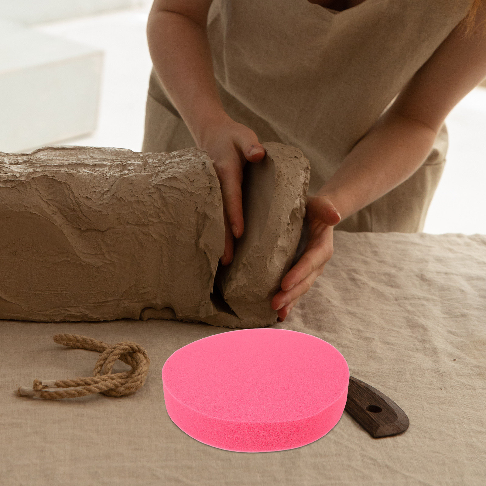 وسادة إسفنجية للفخار مقاس 13.5 - مراجعة Foam Clay Sculpt وسعره