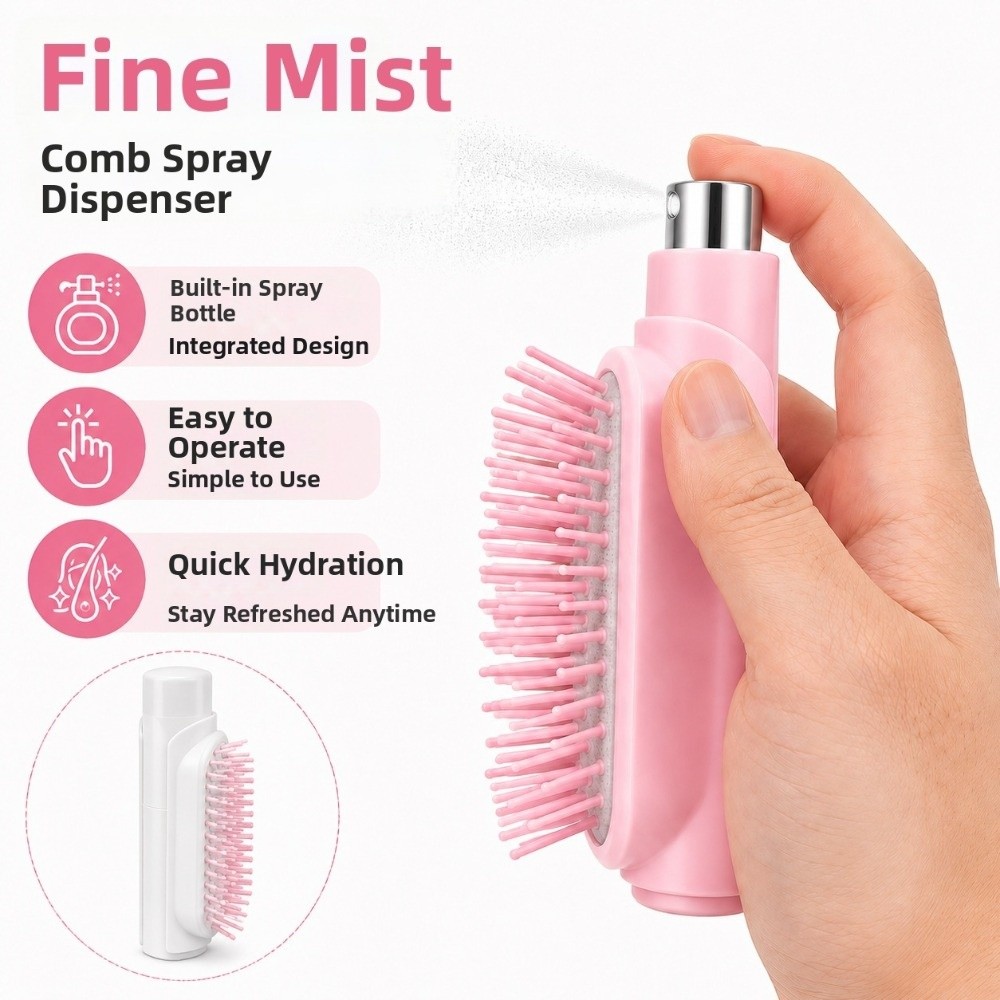 فرشاة تدليك الشعر بالرش القابل - مراجعة Hair Spray Color وسعره