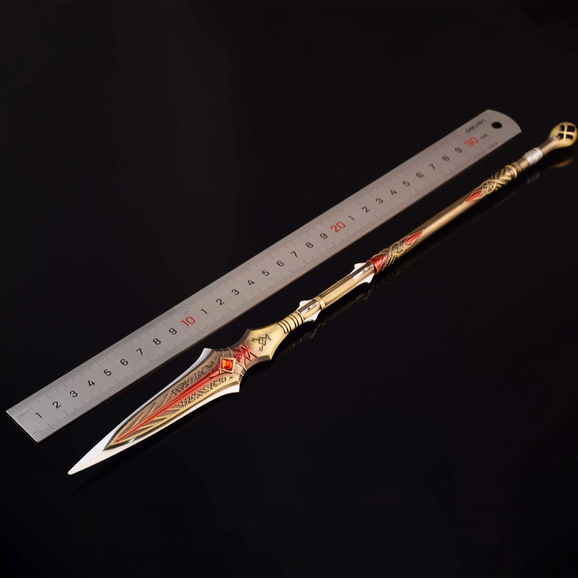 35 سنتيمتر Depnier الرمح كراتو - مراجعة Cosplay Prop Dagger وسعره